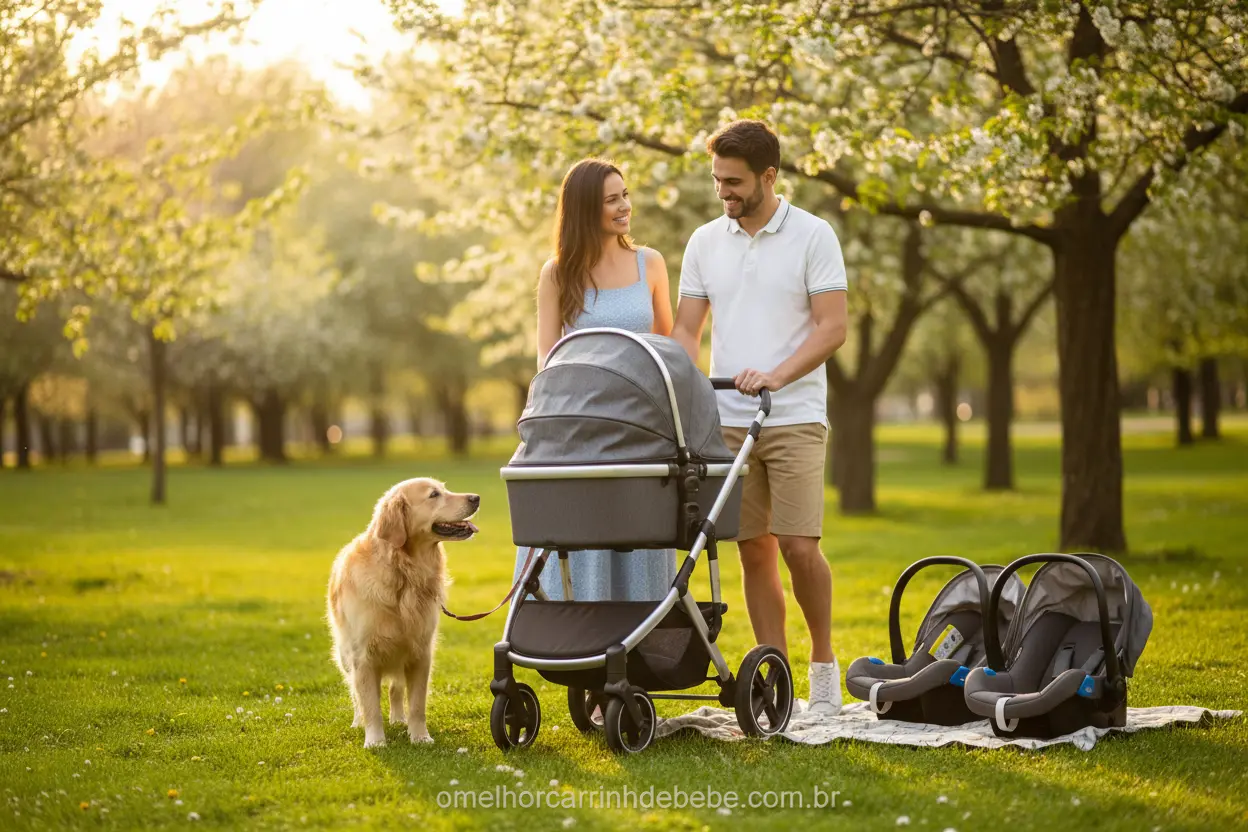 Carrinho 3 em 1: Custo-Benefício para Famílias Melhores carrinhos para bebês recém-nascidos com bom custo-benefício