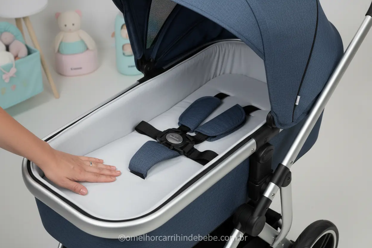 Detalhes do Carrinho para Recém-Nascido Características de um carrinho de bebê para recém-nascido